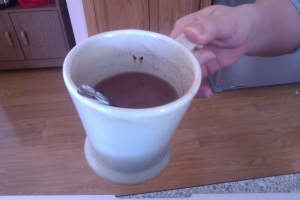 A Cup of My Homemade Hot Chocolate